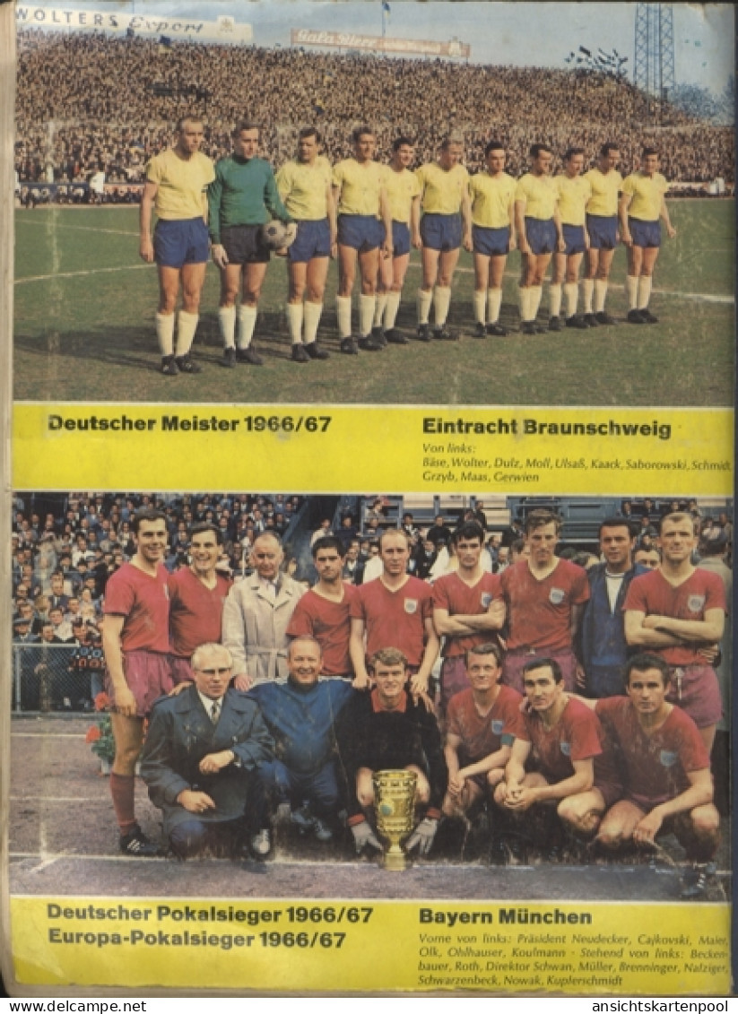 Fußball 1967/68 Fußballbilder, Bergmann, 359 Sammel Bilder, 1968