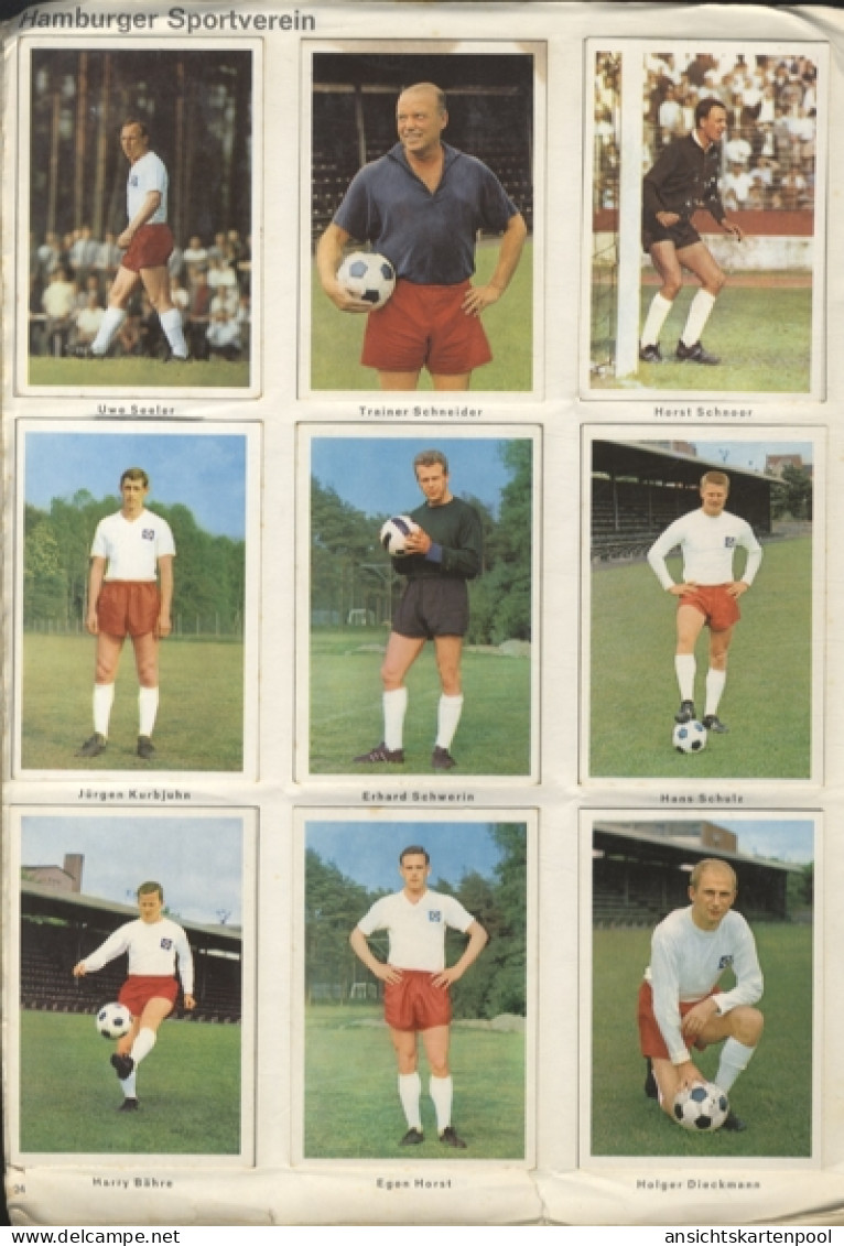Fußball 1966/67 Fußball Bilder, Bergmann, 368 Sammelbilder, 1967