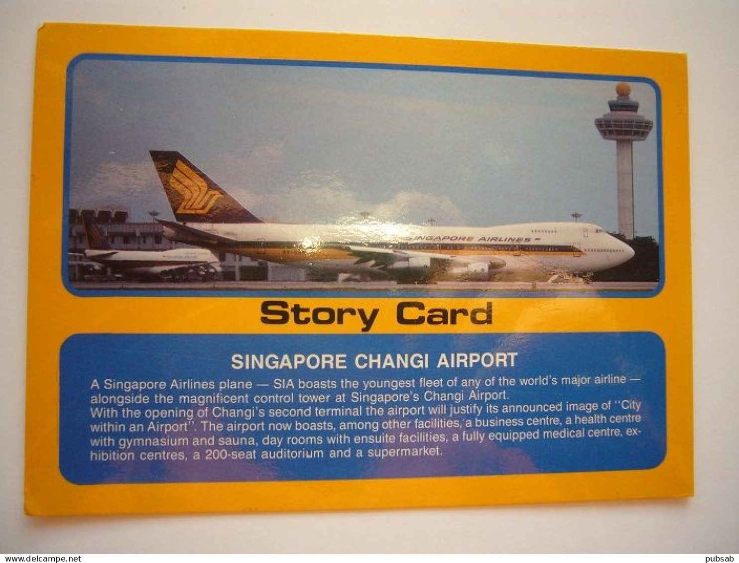 Avion / Airplane / SINGAPORE AIRLINES / Boeing 747 / Seen At Changi Airport / Aéroport / Flughafen - 1946-....: Era Moderna