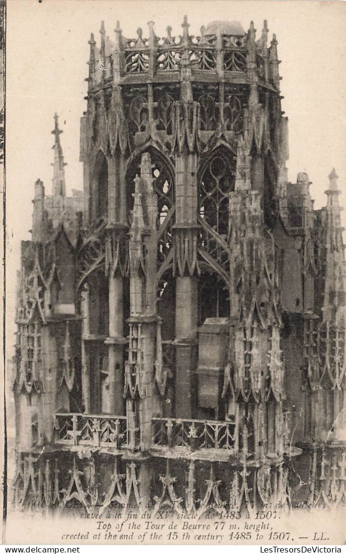 FRANCE - Rouen - Sommet Du Tour De Beurre - Carte Postale Ancienne - Rouen