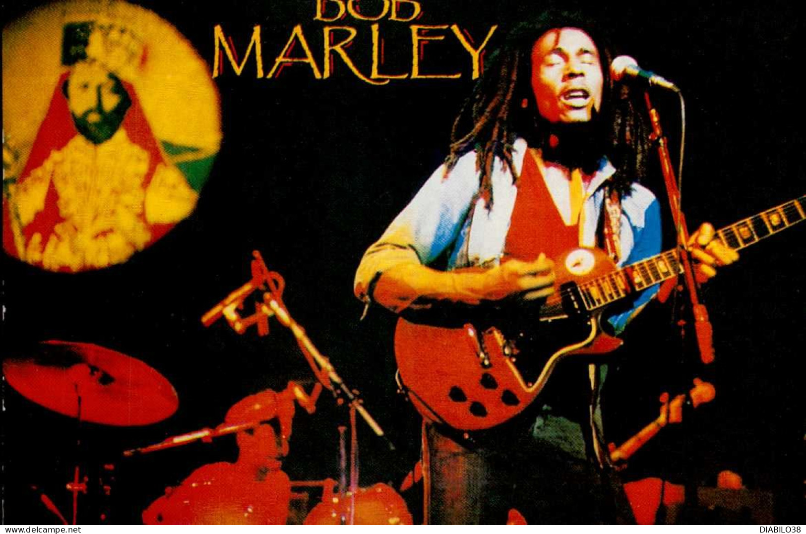 BOB MARLEY_  LOT DE 7 CARTES - Cantanti E Musicisti