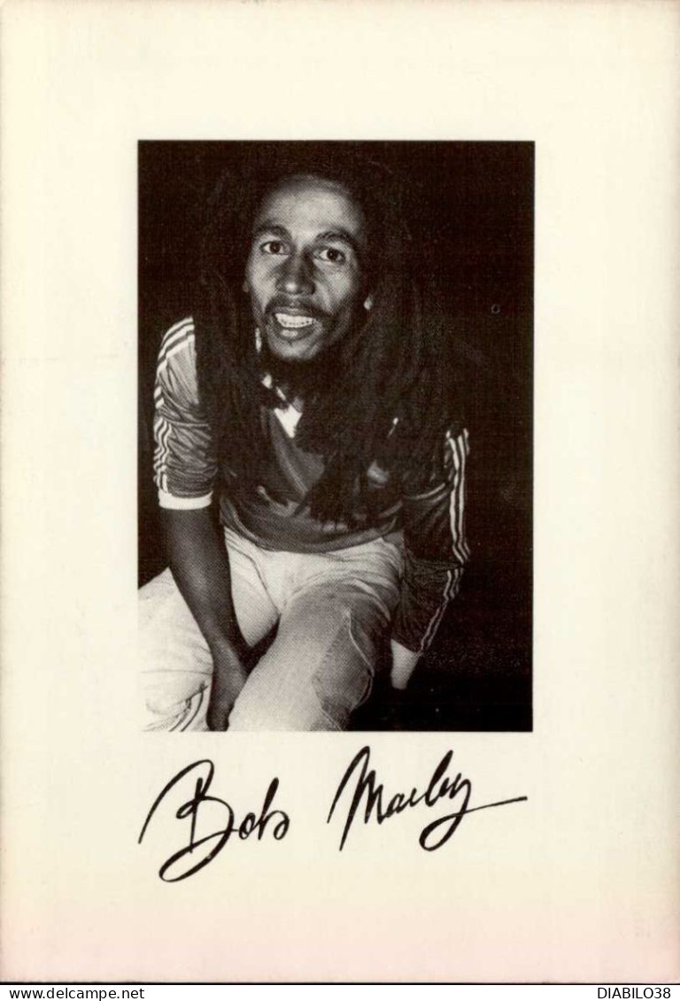 BOB MARLEY_  LOT DE 7 CARTES