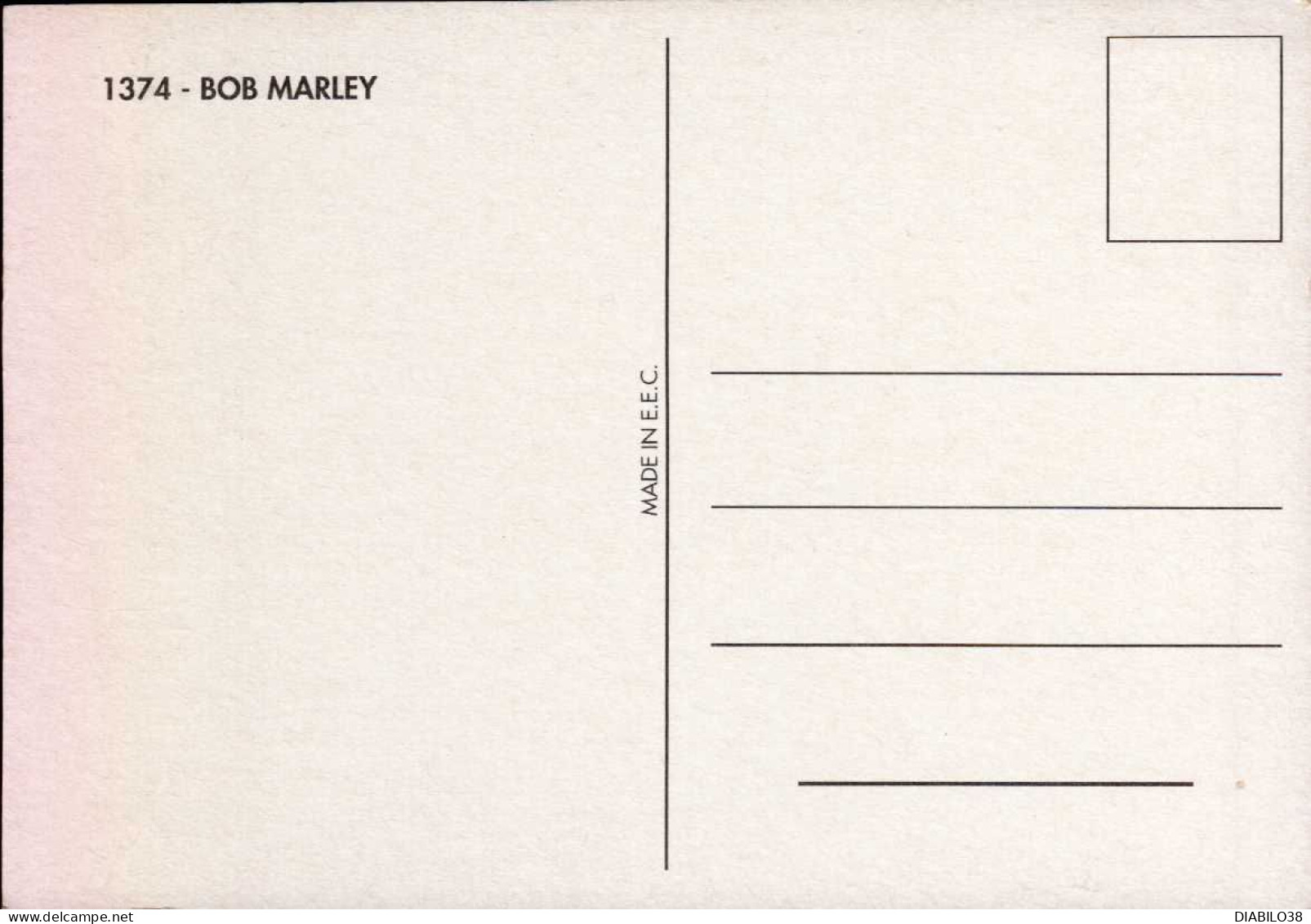 BOB MARLEY_  LOT DE 7 CARTES