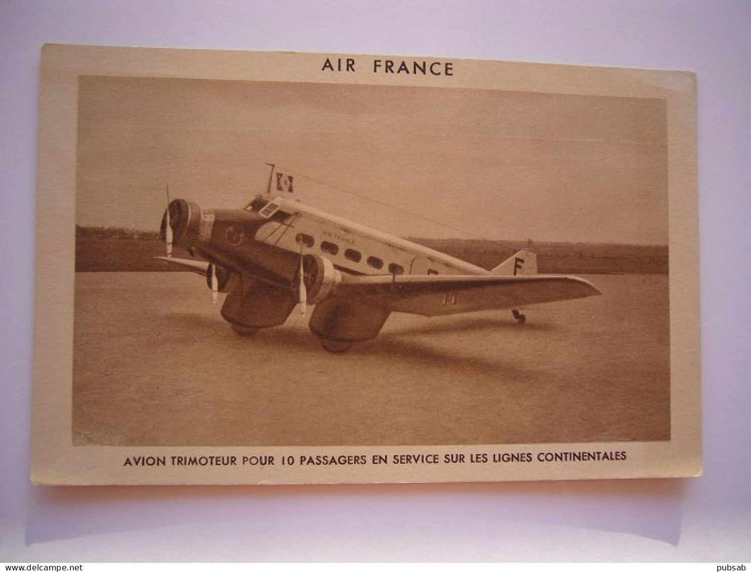 Avion / Airplane / AIR FRANCE / Wibault 282 T.12 / Airline Issue - 1946-....: Ere Moderne