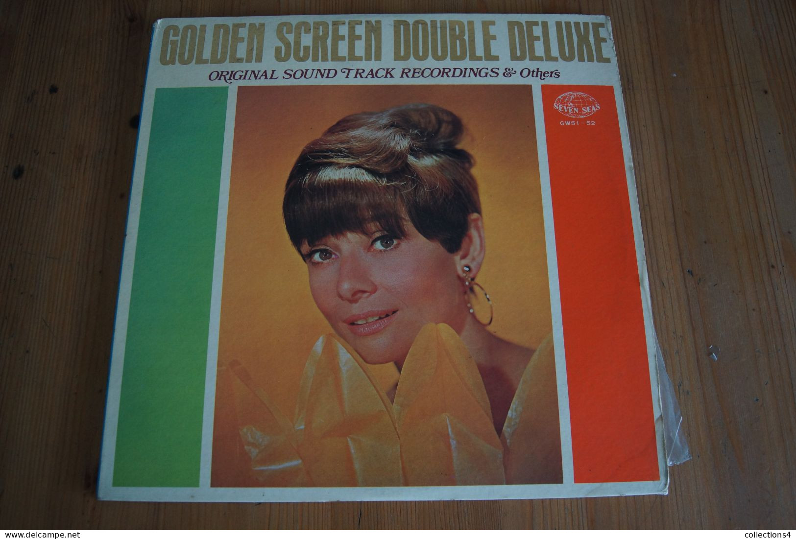 GOLDEN SCREEN DOUBLE DE LUXE ORIGINAL SOUND RARE  DOUBLE LP JAPONAIS 1970 JAMES DEAN FRANCIS LAI - Musique De Films