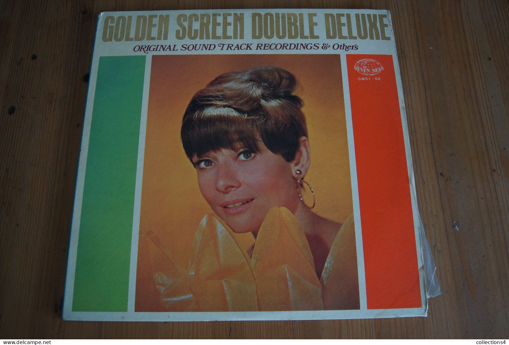 GOLDEN SCREEN DOUBLE DE LUXE ORIGINAL SOUND RARE  DOUBLE LP JAPONAIS 1970 JAMES DEAN FRANCIS LAI - Filmmuziek