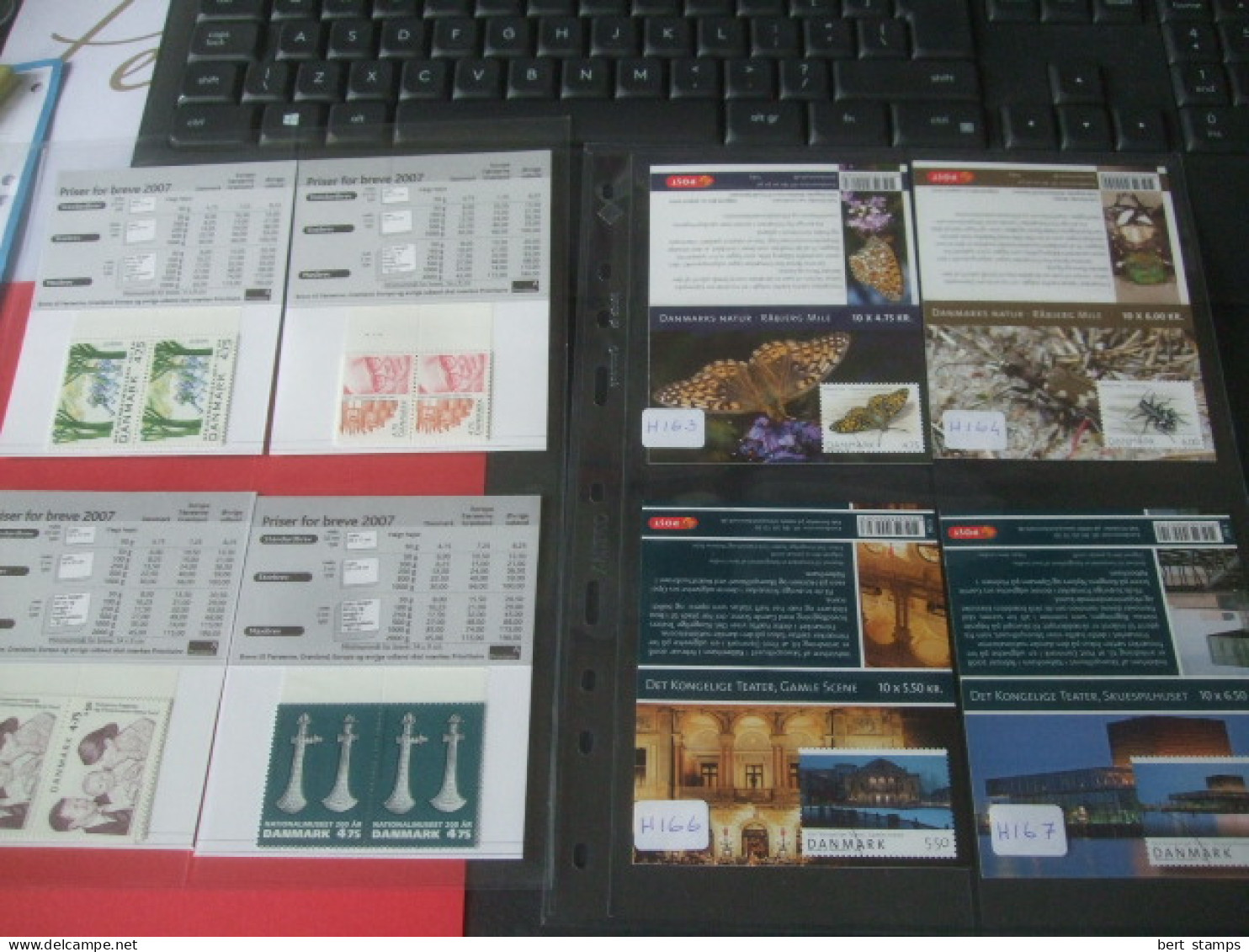 Denmark, Denemarken Nice collection booklets from 2000 68x MNH