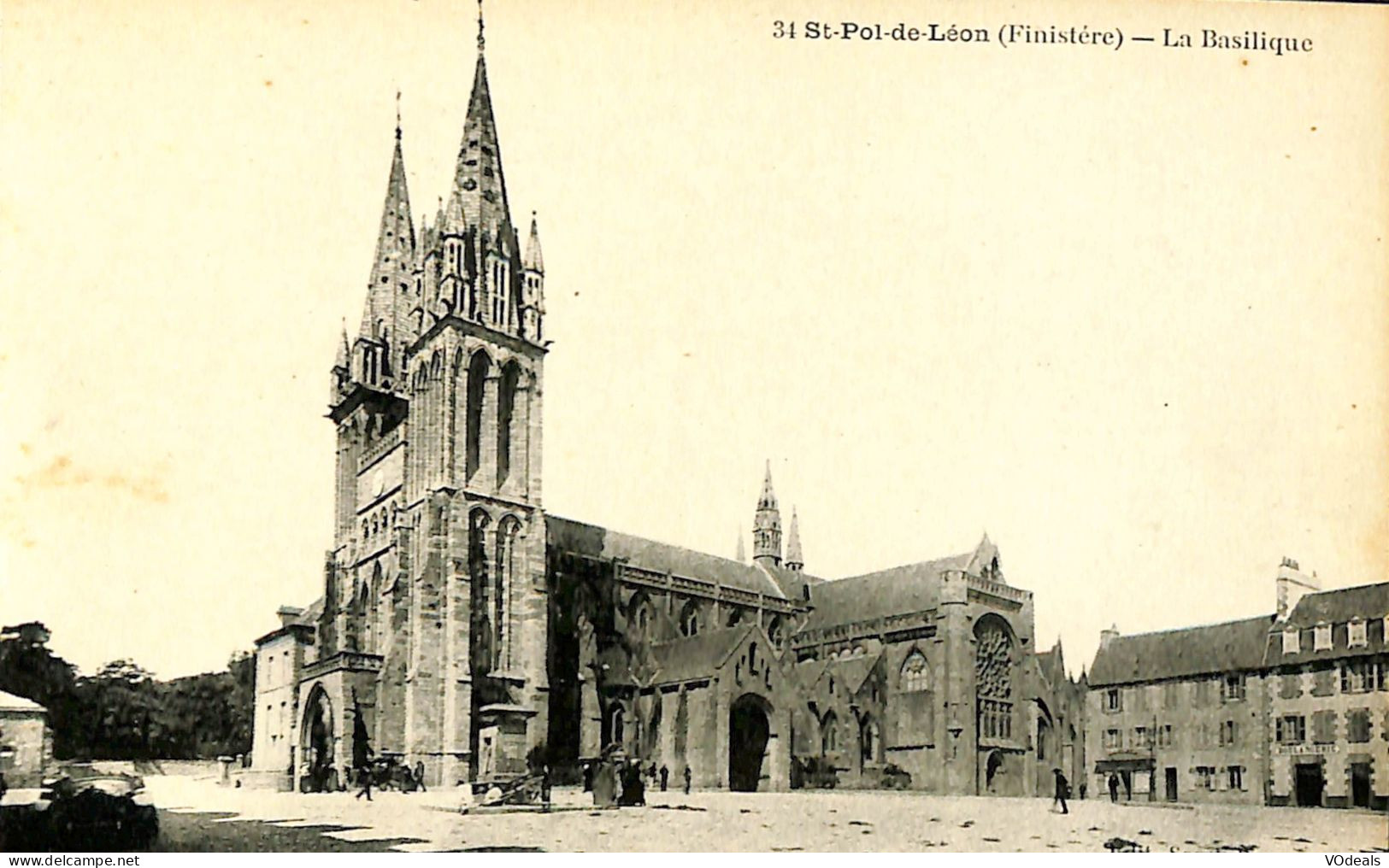 France - (29) Finistère - St-Pol-de-Léon - La Basilique - Saint-Pol-de-Léon