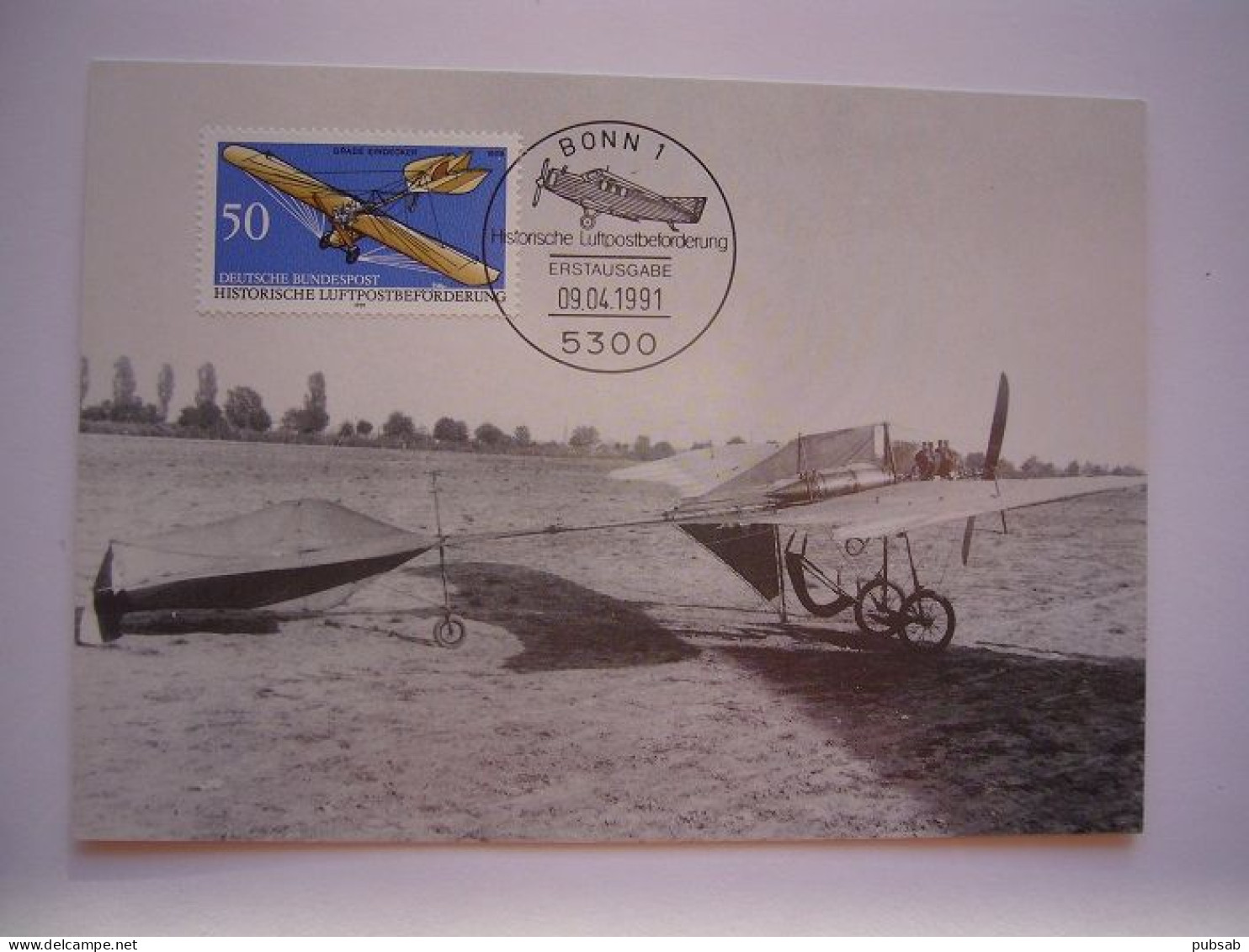 Avion / Airplane / DEUTSCHE BUNDESPOST / Avion : Eindecker / Carte Maximum Bonn - ....-1914: Précurseurs