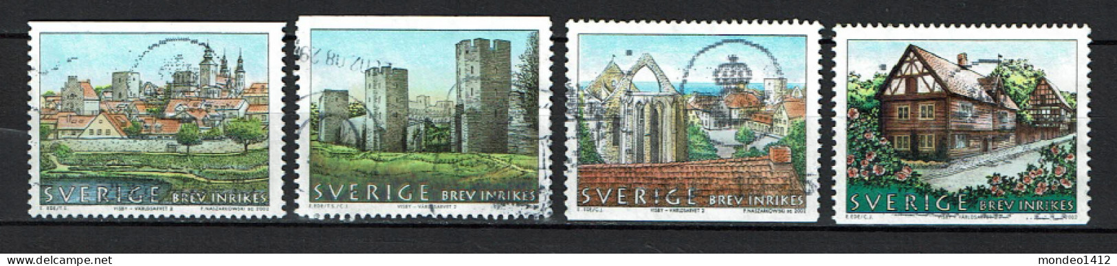 Sweden 2002 - UNESCO World Heritage - Hanseatic Town Of Visby - Used - Oblitérés