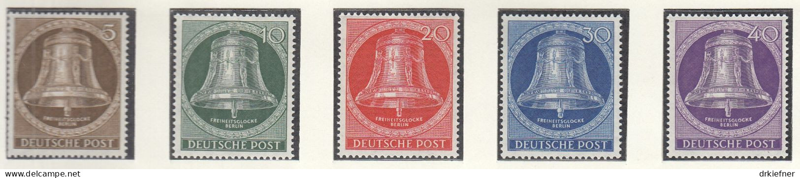 BERLIN  101-105, Ungebraucht *, Freiheitsglocke, 1953 - Ungebraucht