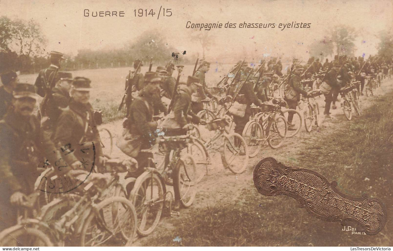 MILITARIA - Guerres 1914-1915 - Compagnie Des Chasseurs Cyclistes - Animé - Carte Postale Ancienne - Otras Guerras