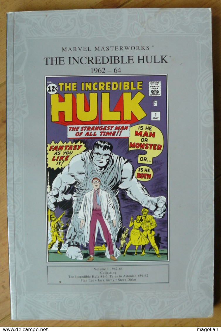 The Incredible Hulk - Recueil Marvel Masterworks Volume 1 1962-1964 - Marvel