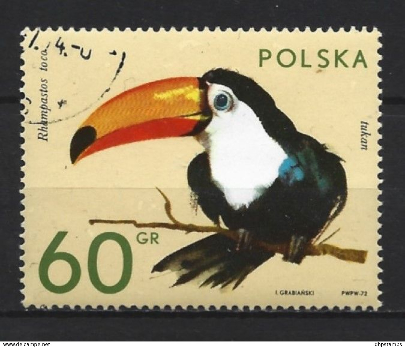 Polen 1972 Fauna  Y.T. 2009 (0) - Oblitérés