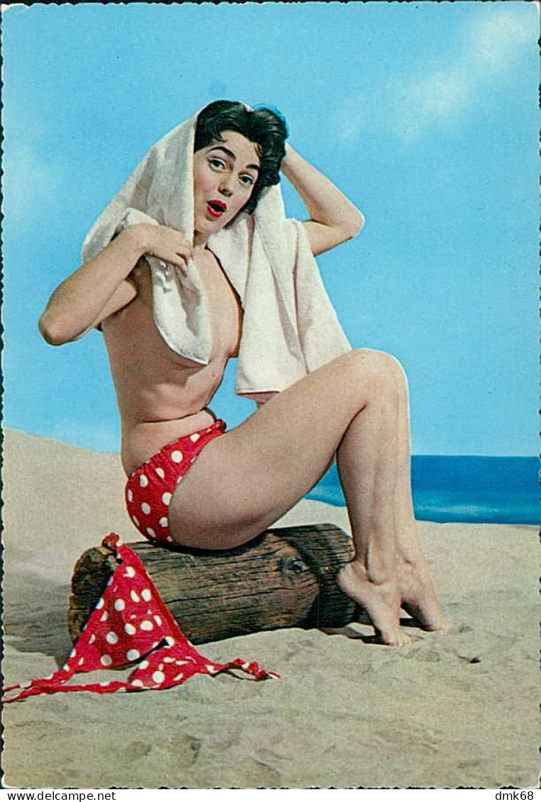 PIN-UP RISQUE BATHING BEAUTY SWIMSUIT / HALF NAKED / NUDE / NU  - EDIT CECAMI N.866 --- 1960s  (TEM449) - Pin-Ups