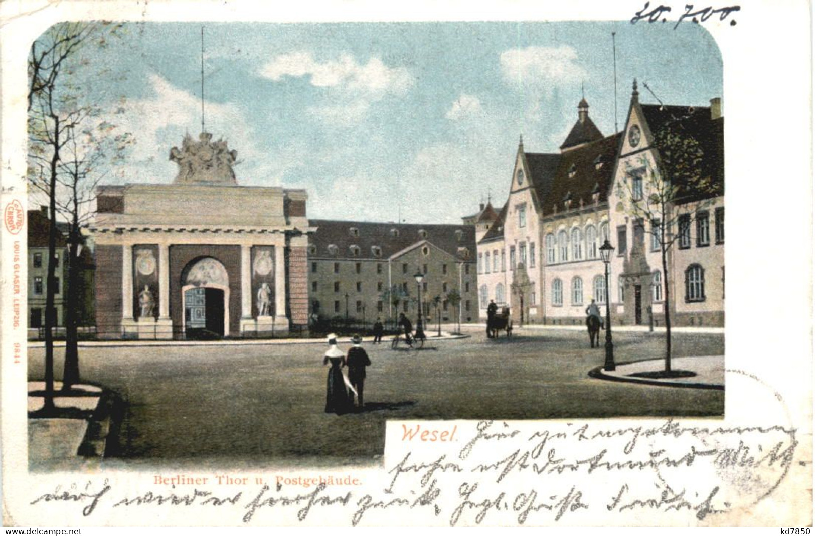 Wesel - Berliner Thor Und Postgebäude - Wesel