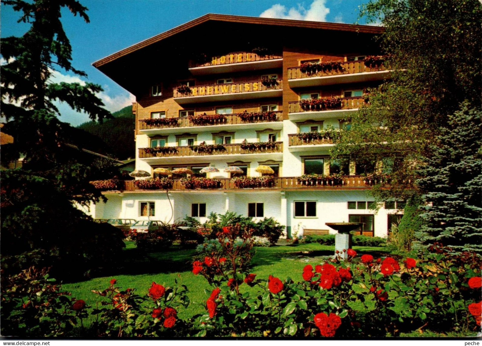 N°1207 Z -cpsm Hôtel Edelweiss -Lermoos- - Hotel's & Restaurants