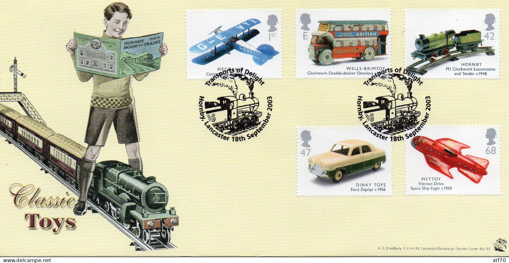 GREAT BRITAIN 2003 Transport Of Delights FDC - 2001-2010 Decimal Issues