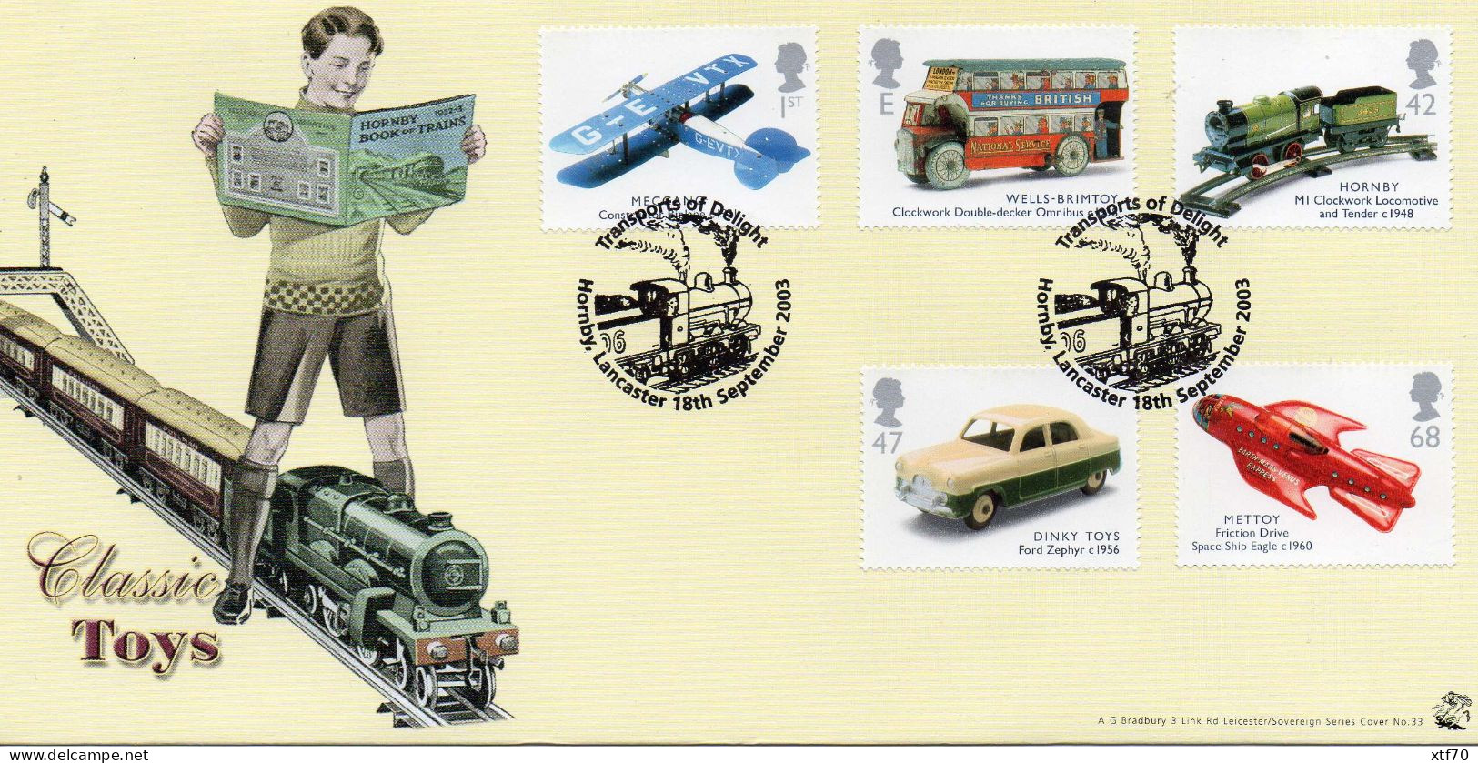 GREAT BRITAIN 2003 Transport Of Delights FDC - 2001-2010 Em. Décimales