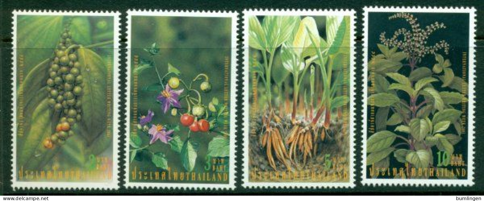 THAILAND 2001 Mi 2105-08A** Aromatic Plants [B786] - Sonstige & Ohne Zuordnung