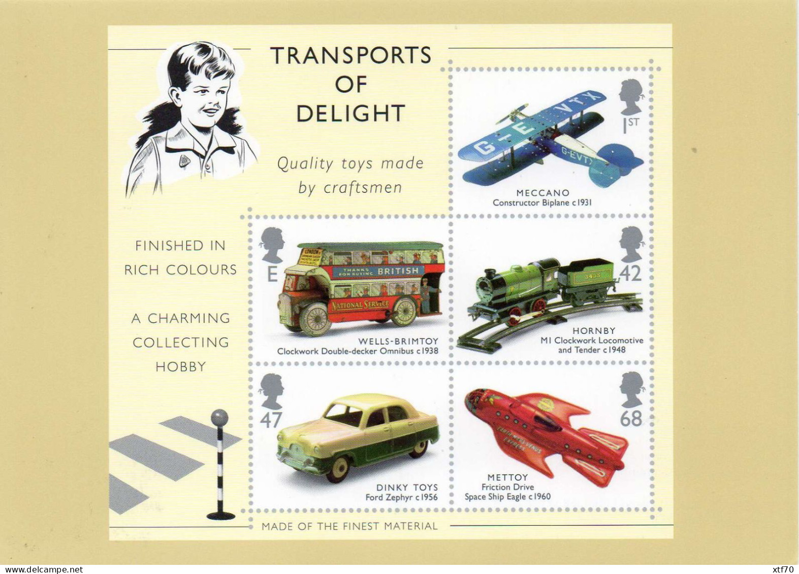 GREAT BRITAIN 2003 Transport of Delights mint PHQ cards