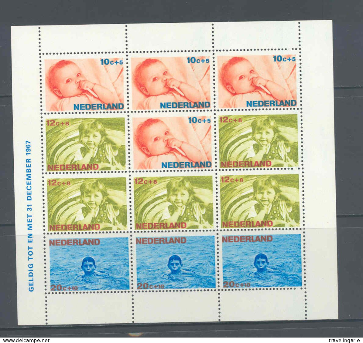 Netherlands 1966 Pour L'enfant Child Welfare MNH ** NVPH 875 Yvert BF 5 - Blocs