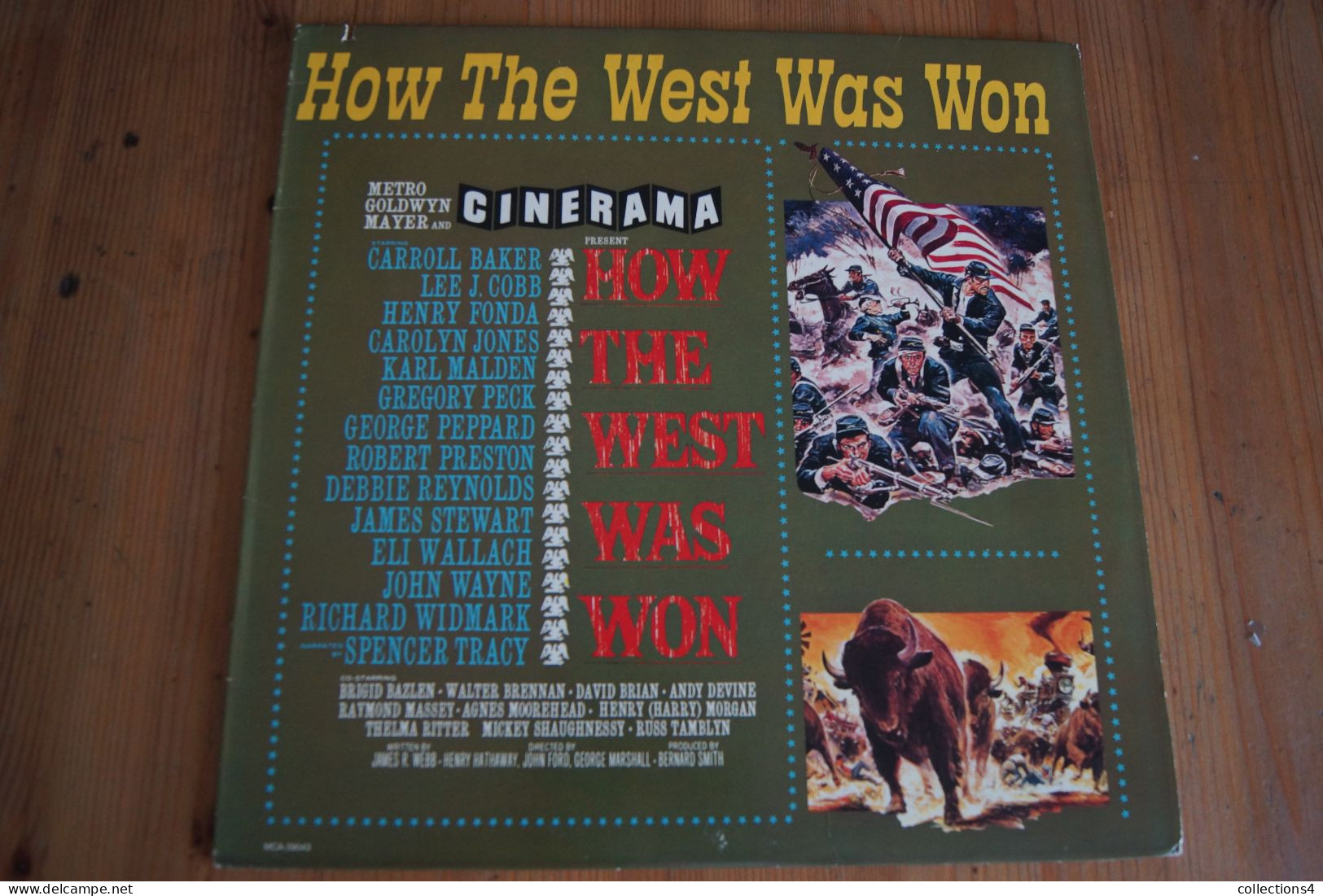 ALFRED NEWMAN DEBBIE REYNOLDS HOW THE WEST WAS WON RARE LP AMERICAIN DU FILM 1985 - Musica Di Film