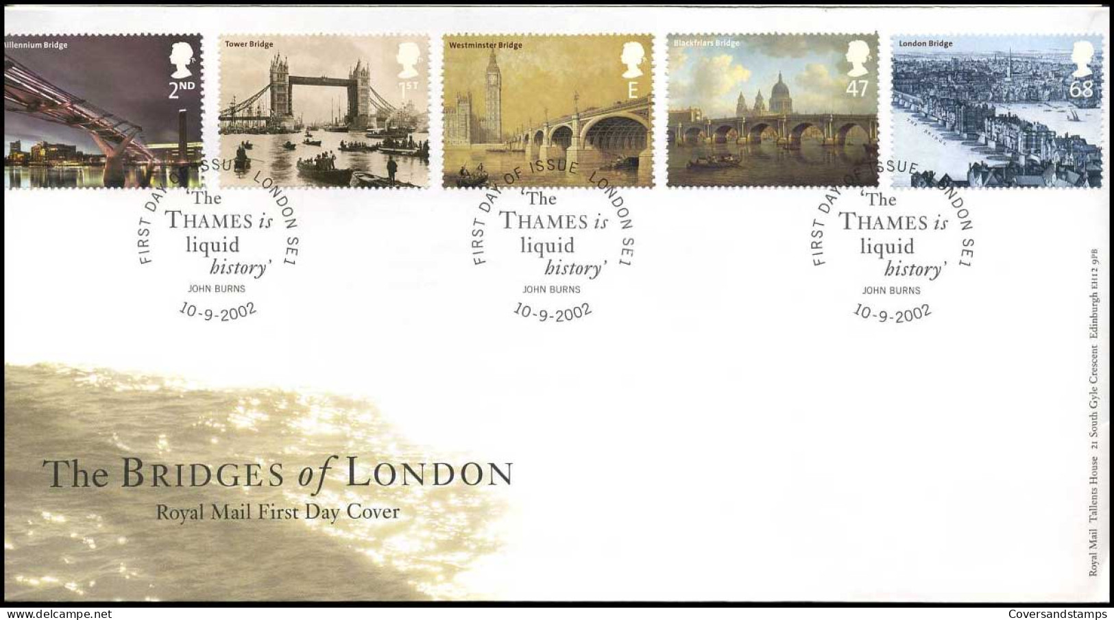 Groot-Brittannië - The Bridges Of London                                   - 2001-2010. Decimale Uitgaven