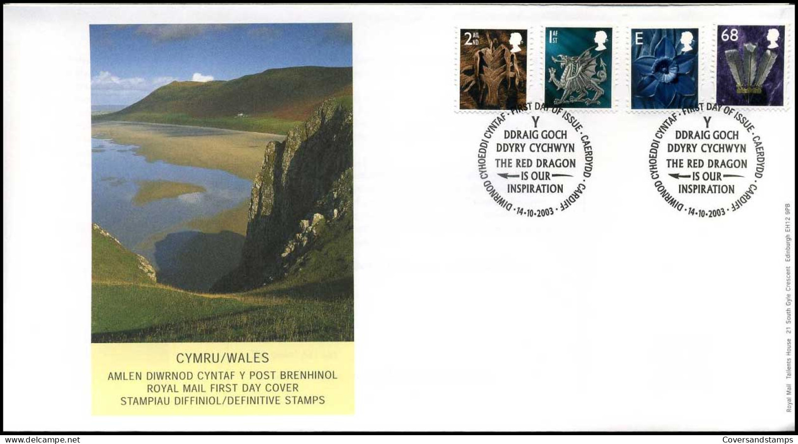 Groot-Brittannië - Definitives Wales                                       - 2001-10 Ediciones Decimales