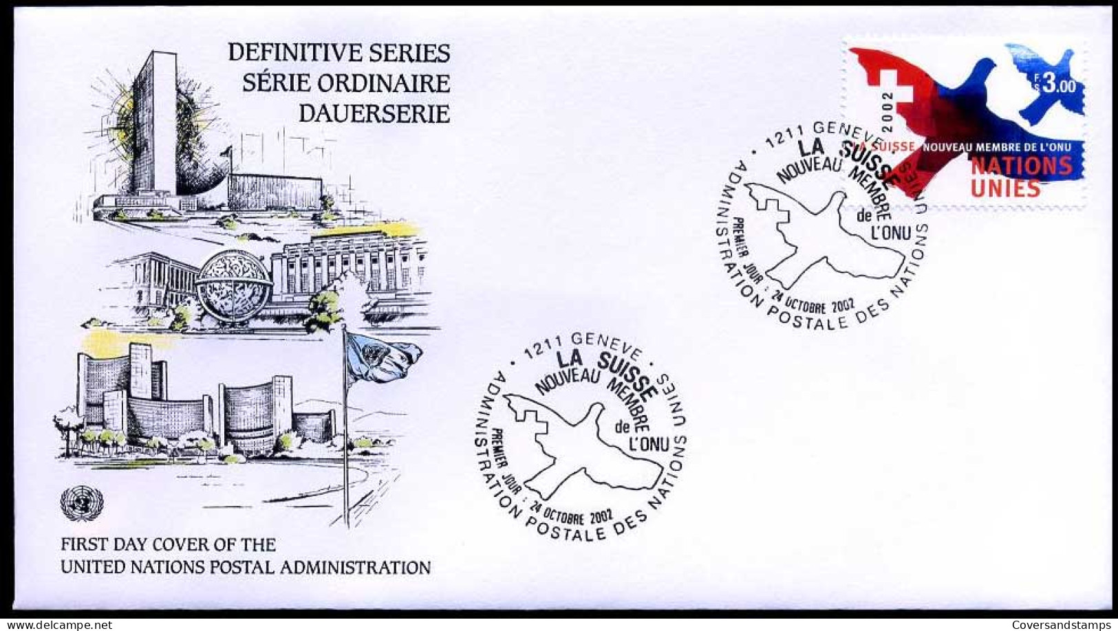 U.N.O. - FDC - Definitive Series                                          - Other & Unclassified