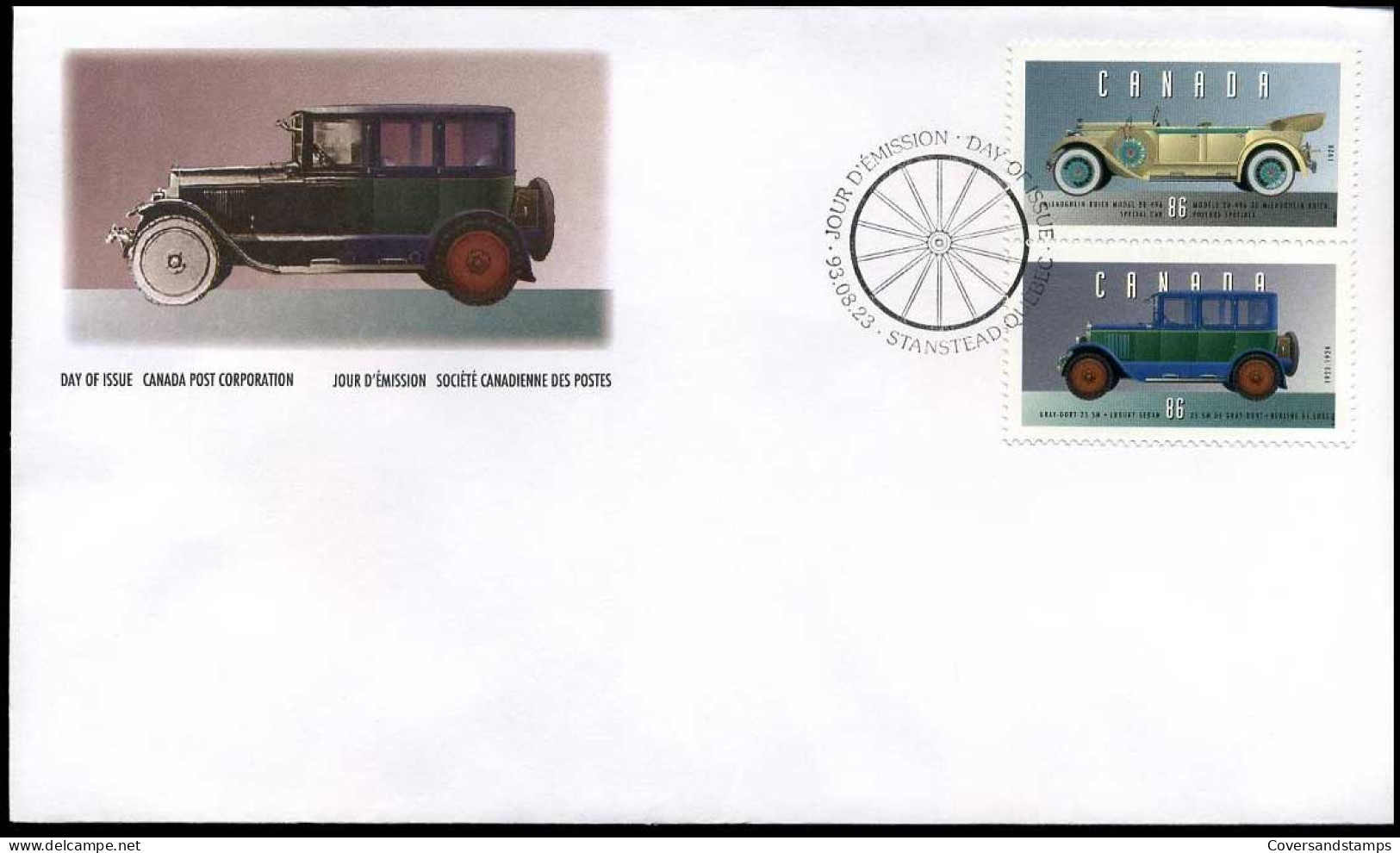 Canada - FDC - Oldtimers                                                   - 1991-2000