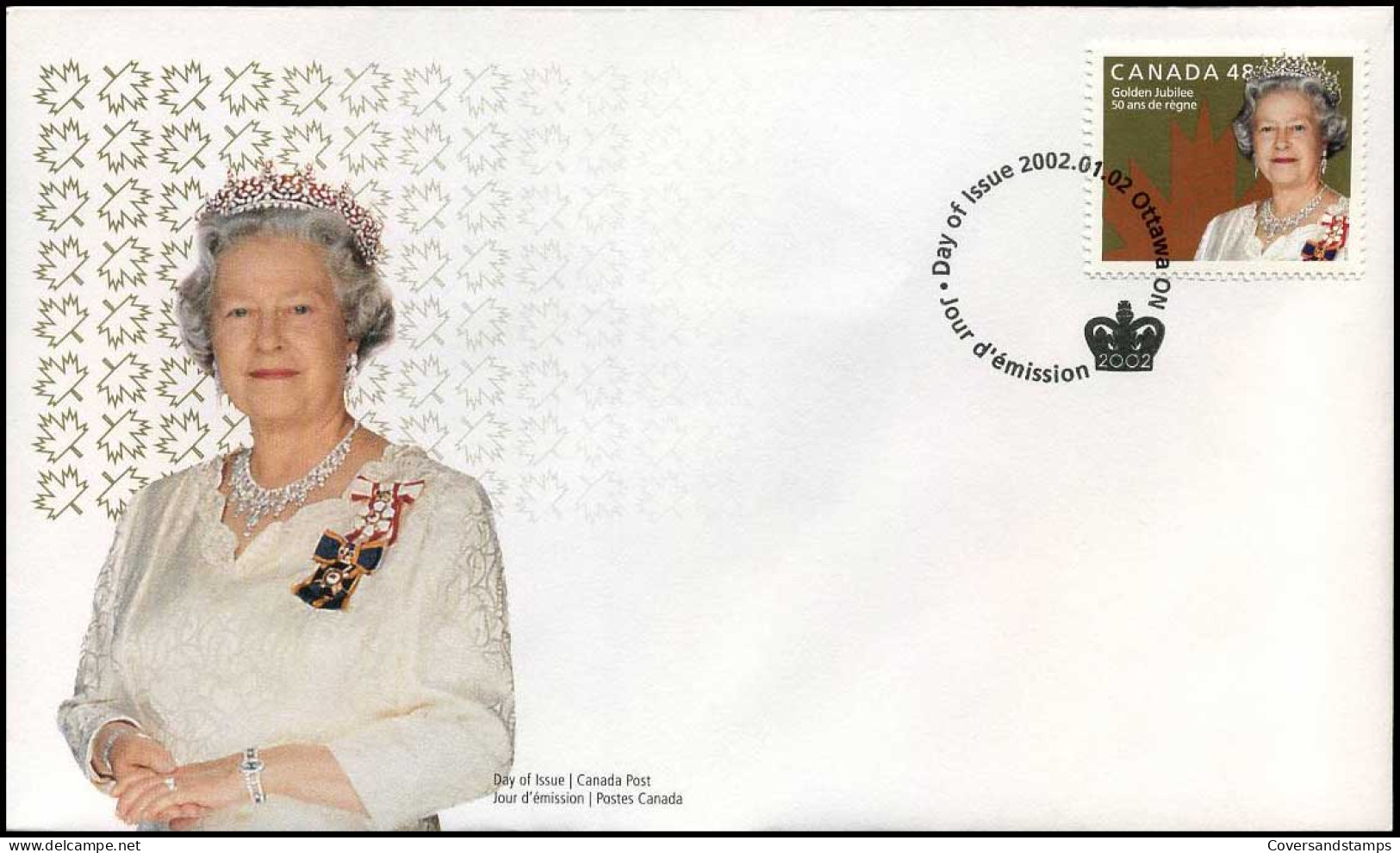 Canada - FDC - The Queen : Golden Jubilee                                   - 2001-2010