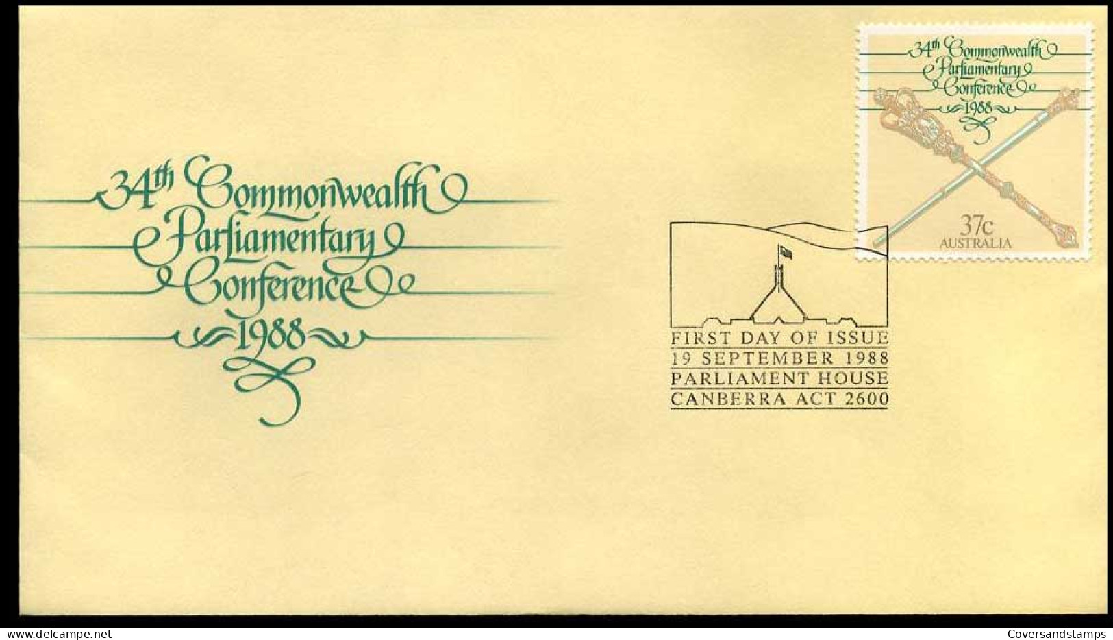 Australië  - 34th Commonwealth Parliamentary Conference 1988 -  - FDC
