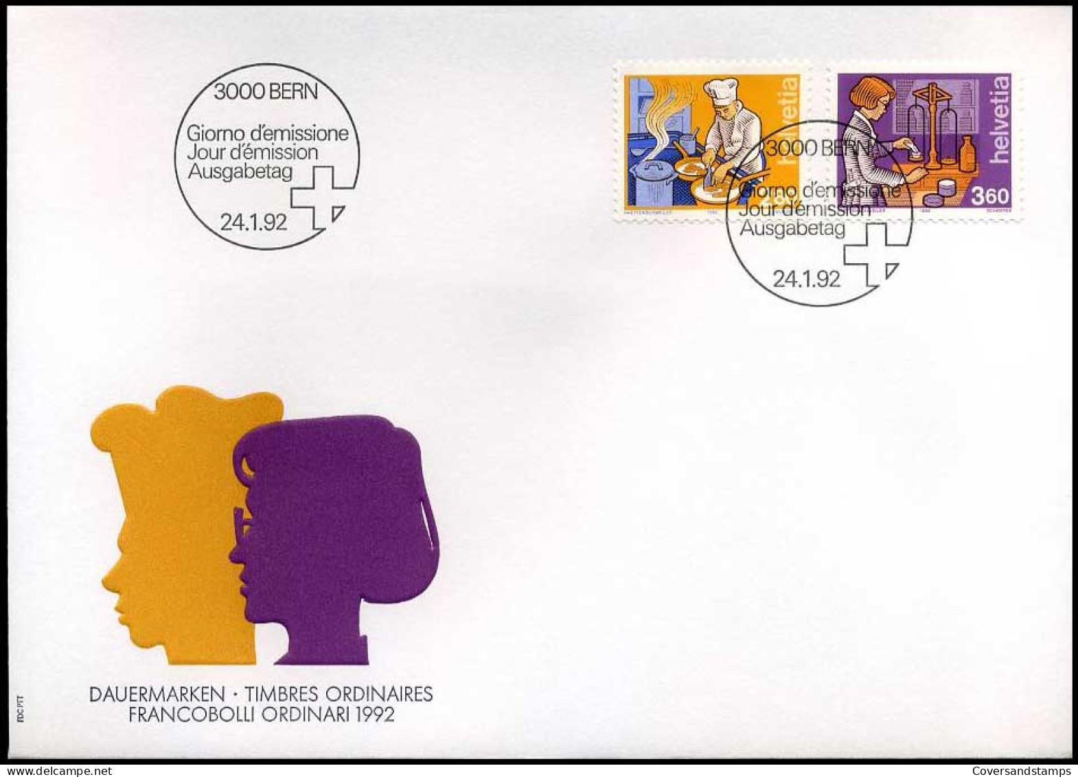 Zwitserland - FDC - Definitives - - FDC
