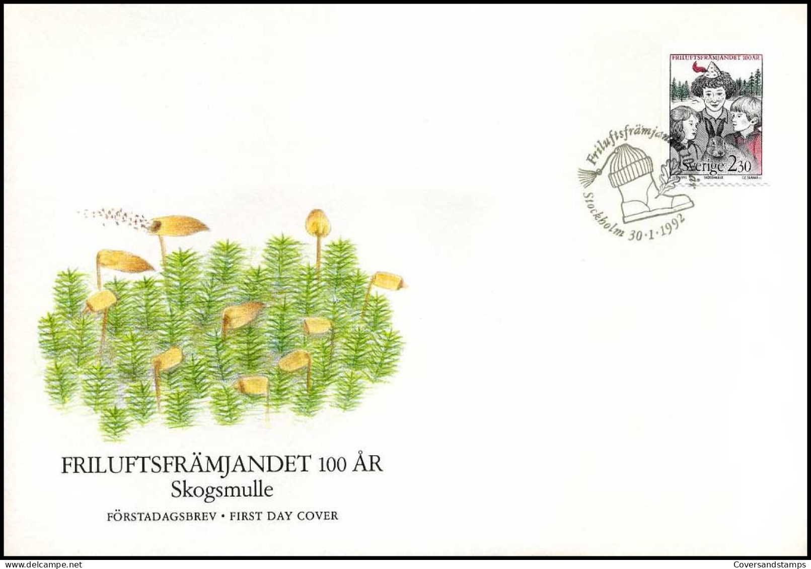 Zweden - FDC - Friluftsfrämjandet 100  - - FDC