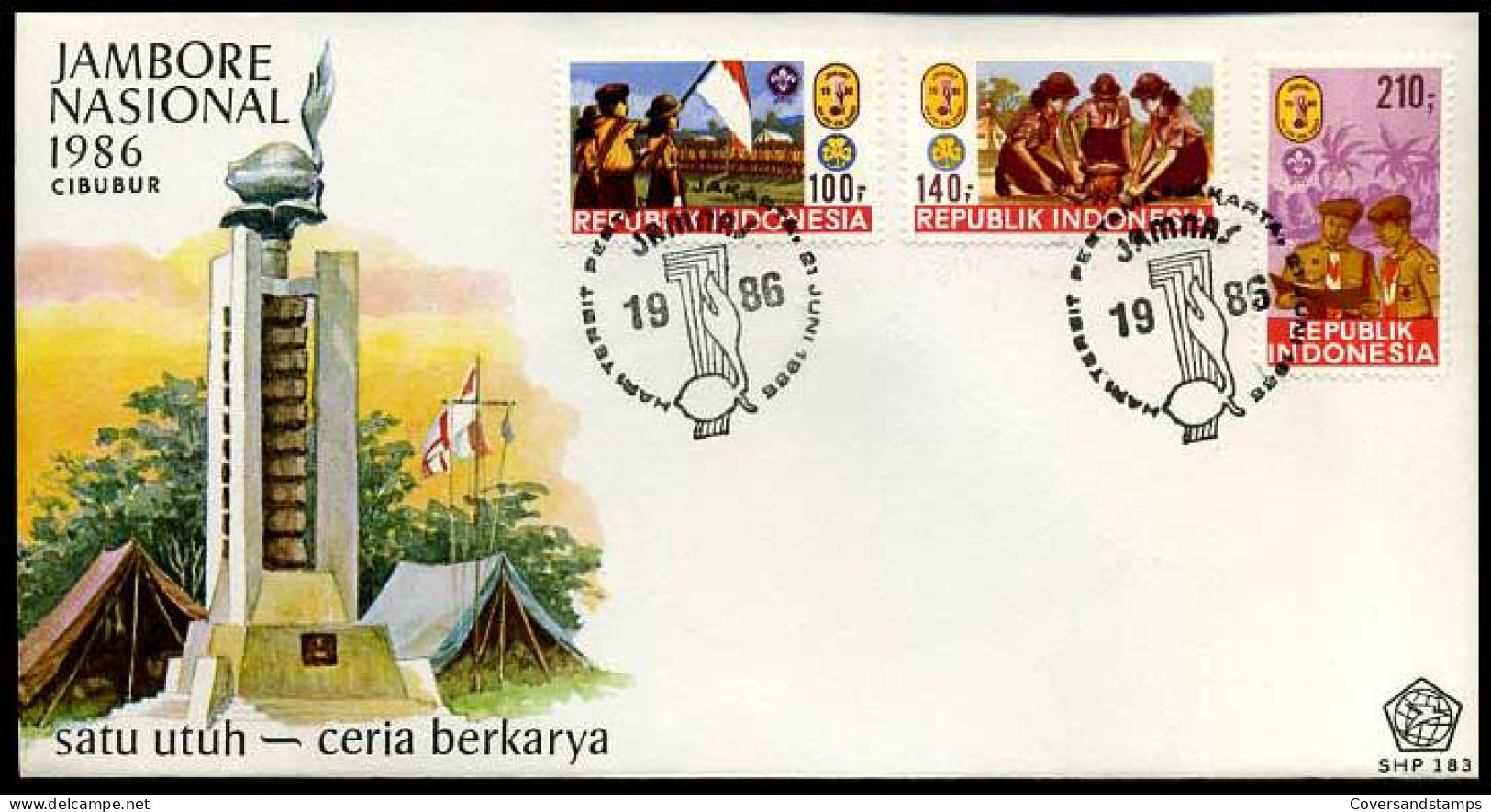 Indonesië - FDC - Jambore Nasional 1986                                  - Indonesia