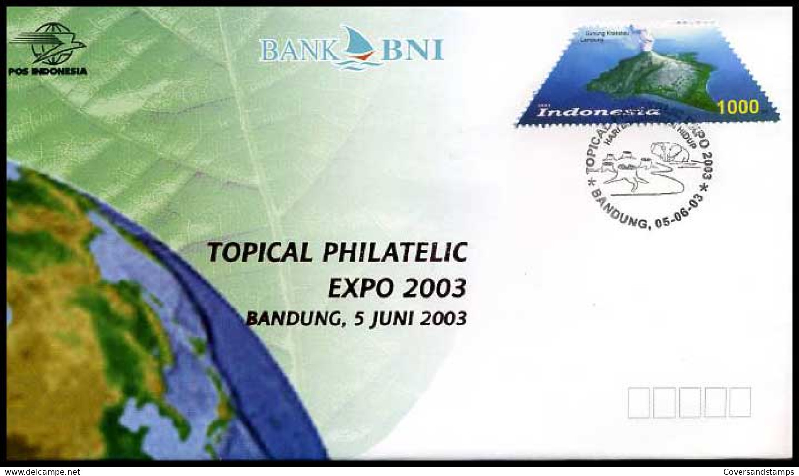Indonesië - FDC -  Topical Philatelic Expo 2003                             - Indonesia