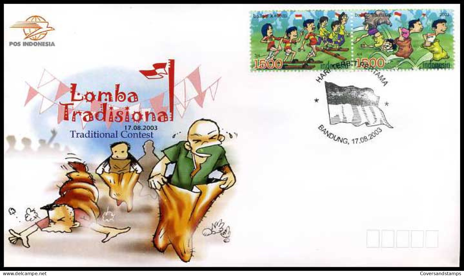 Indonesië - FDC -  Traditional Contest                        - Indonesia