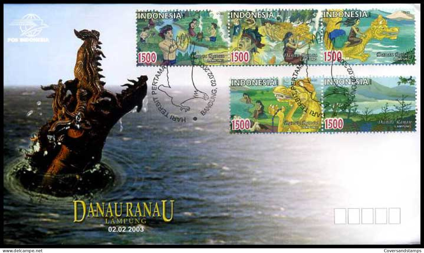 Indonesië - FDC -  Danau Ranau                    - Indonesia