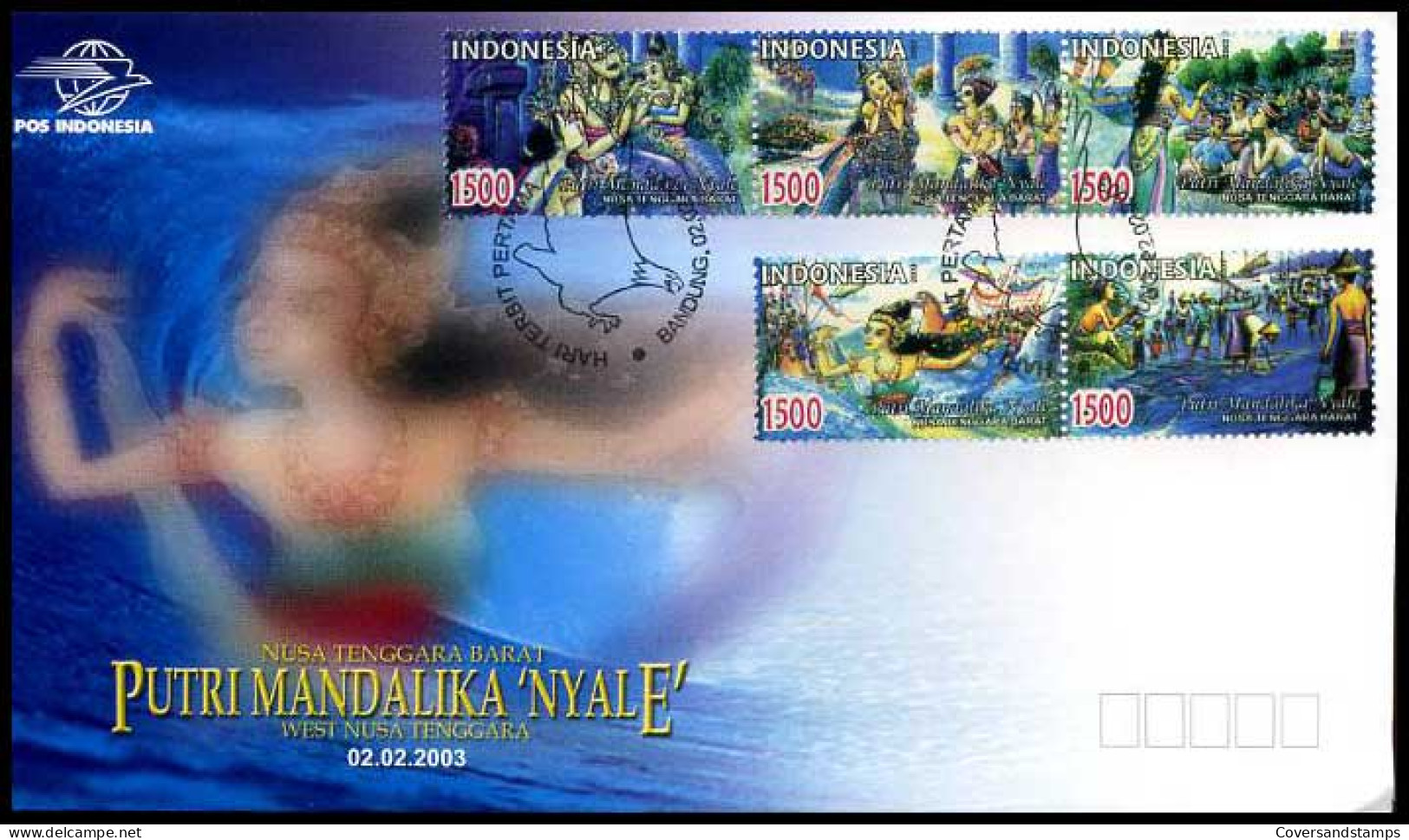 Indonesië - FDC -  Putri Mandalika ""Nyale'                   - Indonesia
