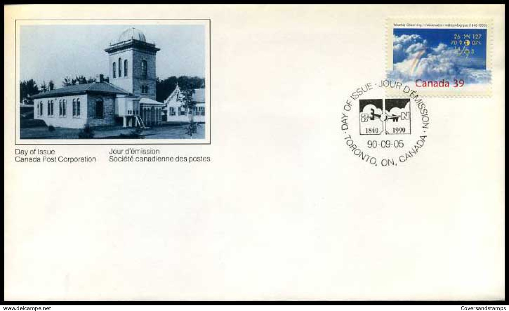 Canada - FDC - Weather Observing                   - 1981-1990