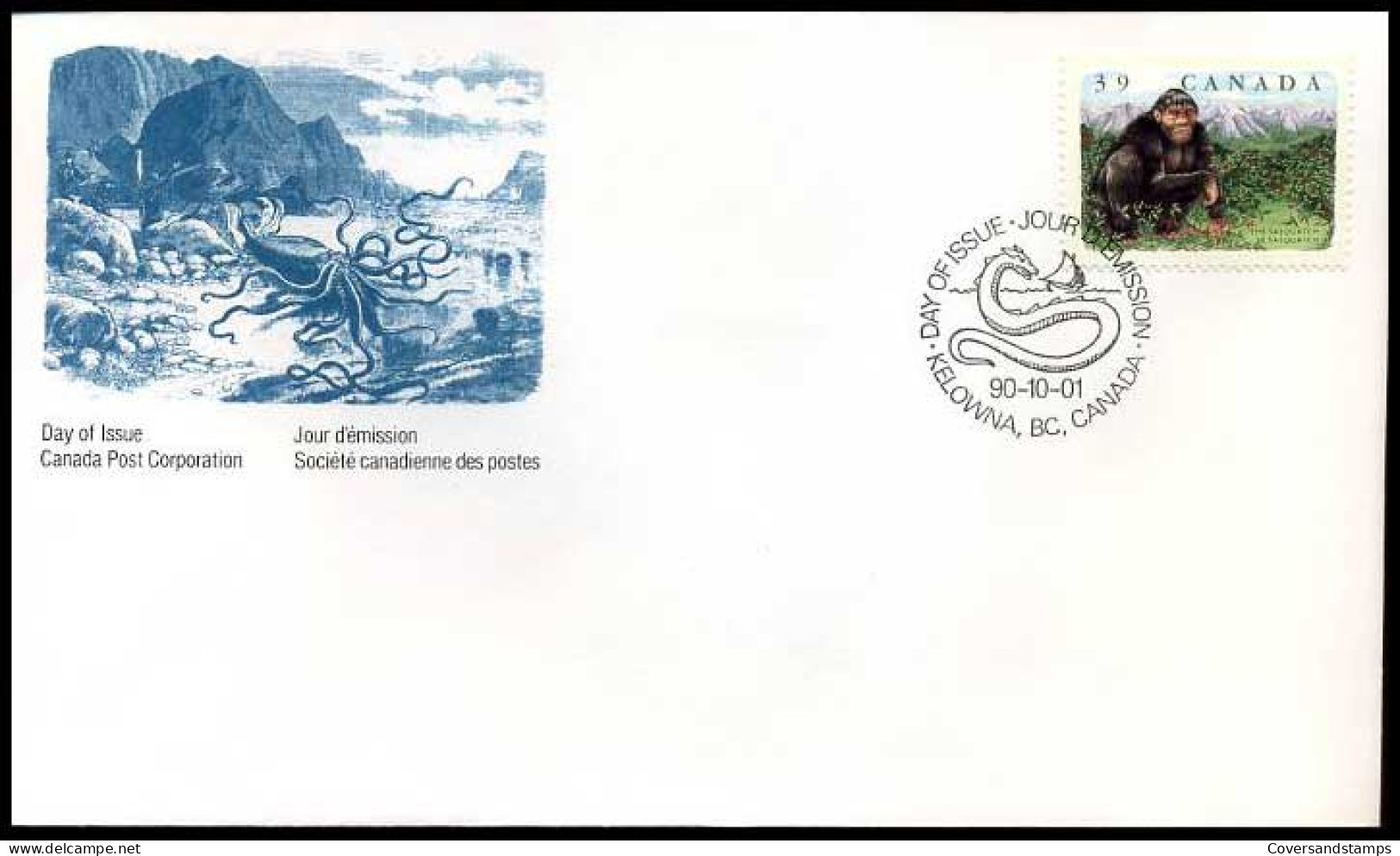 Canada - FDC - Stories Of Imaginary Creatures                  - 1981-1990