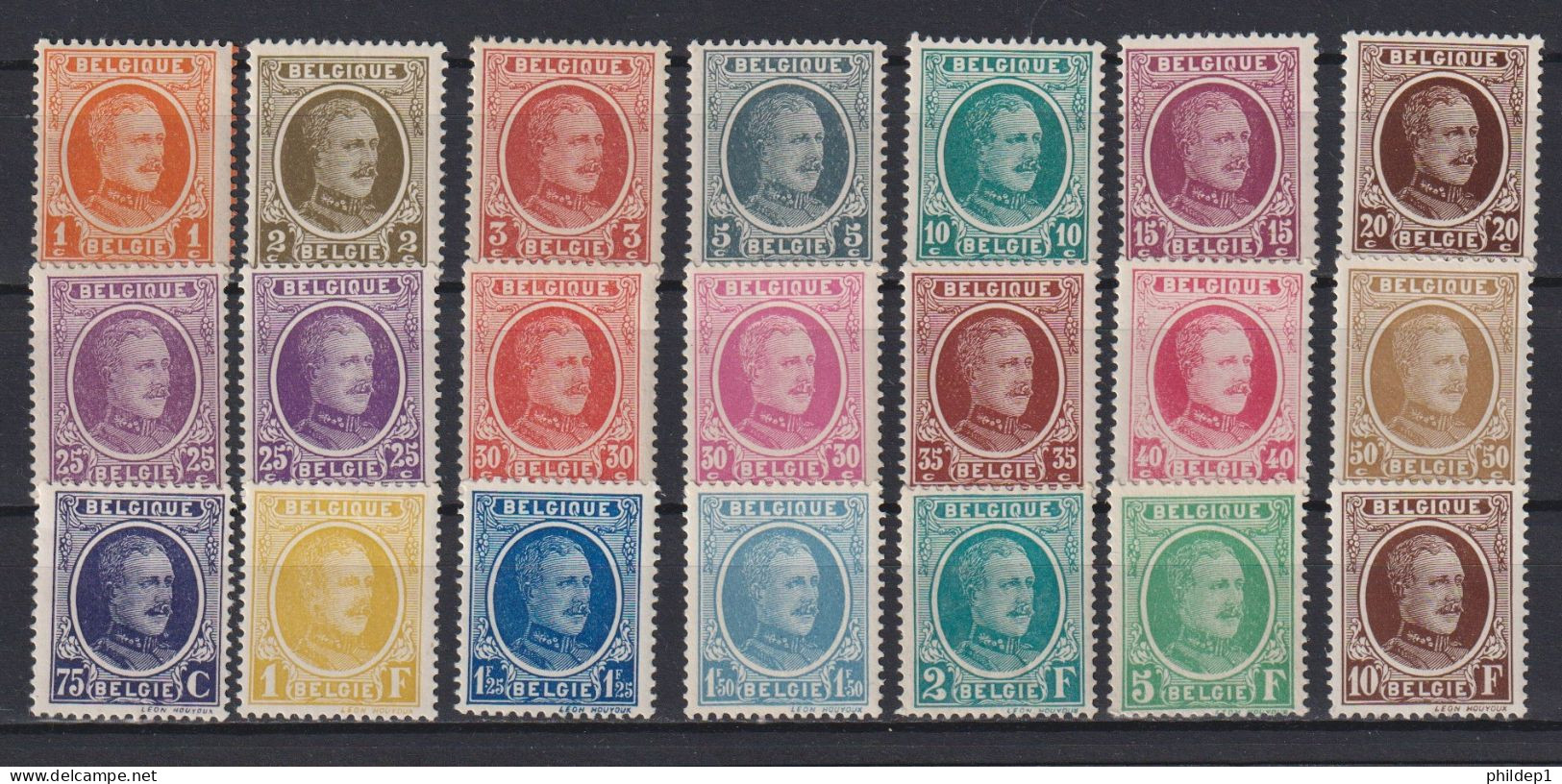 Belgique: COB N° 190/210 **, MNH, Neuf(s). TTB !!! - Neufs