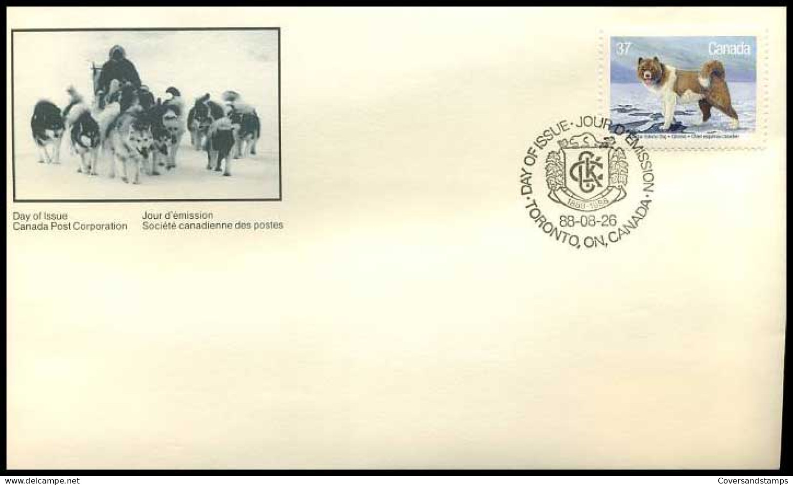 Canada - FDC - Honden                - 1981-1990