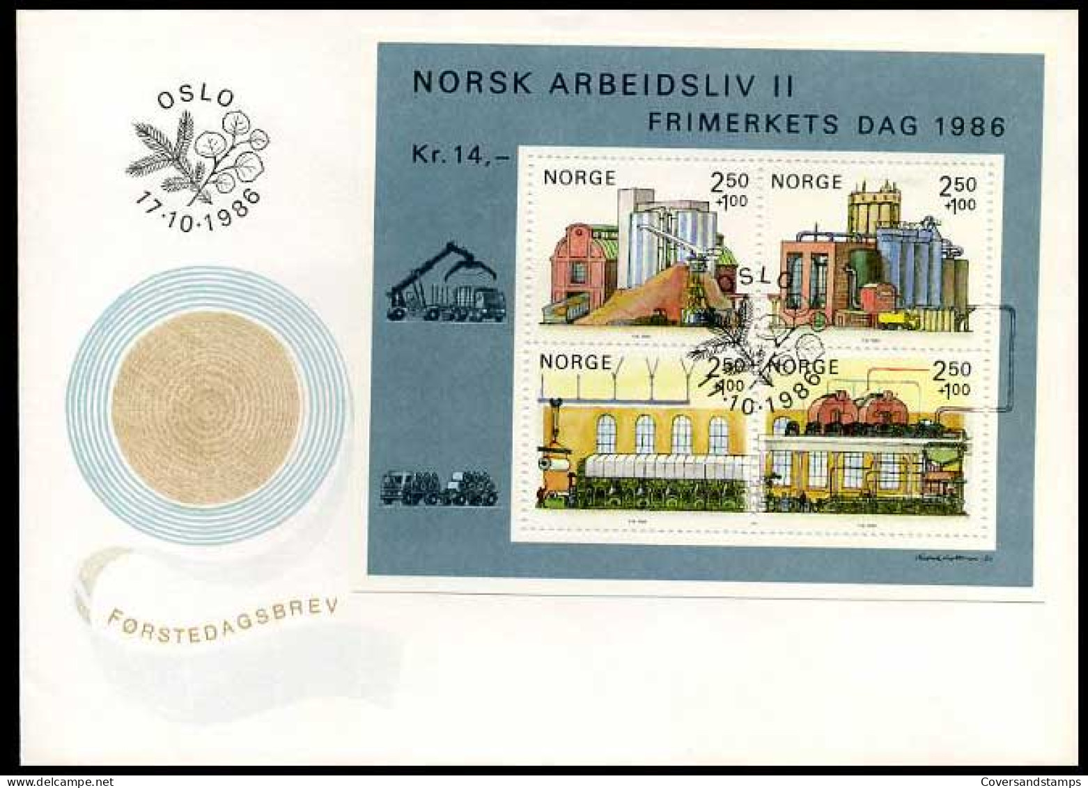 Noorwegen - FDC - Dag Van De Postzegel                  - Other & Unclassified