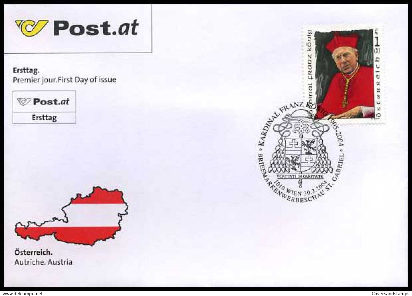 Oostenrijk - FDC -  Kardinal Franz König                      - FDC