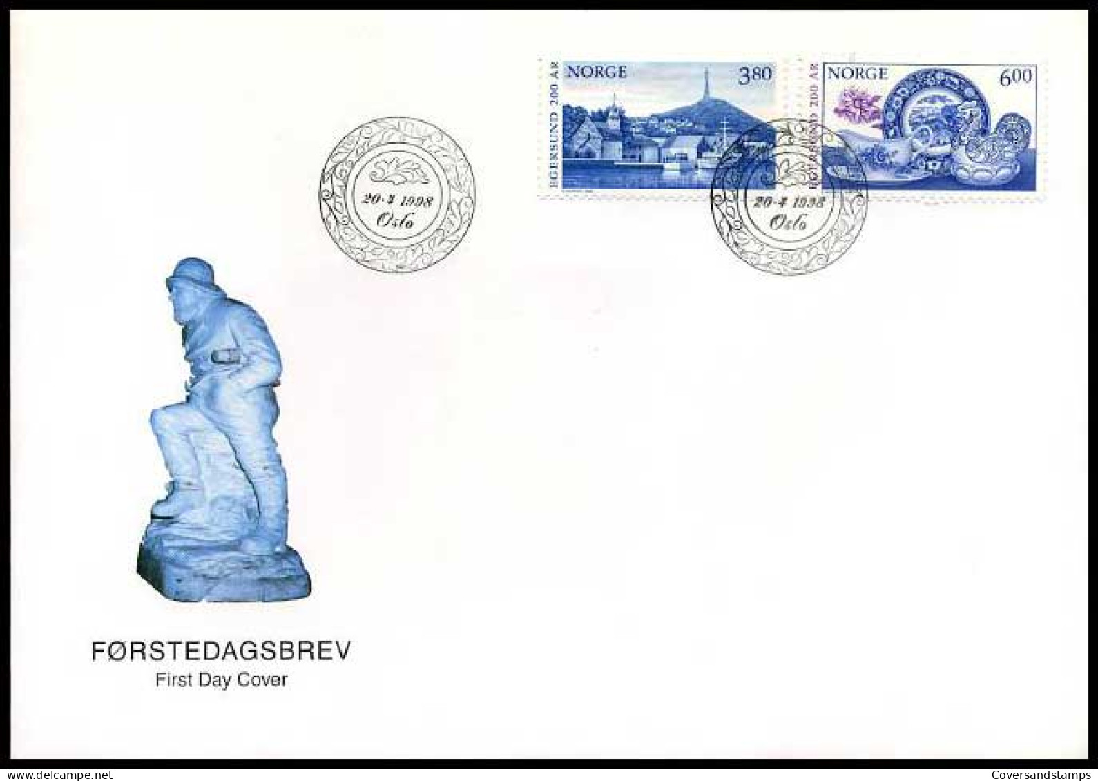 Noorwegen - FDC -                                 - FDC