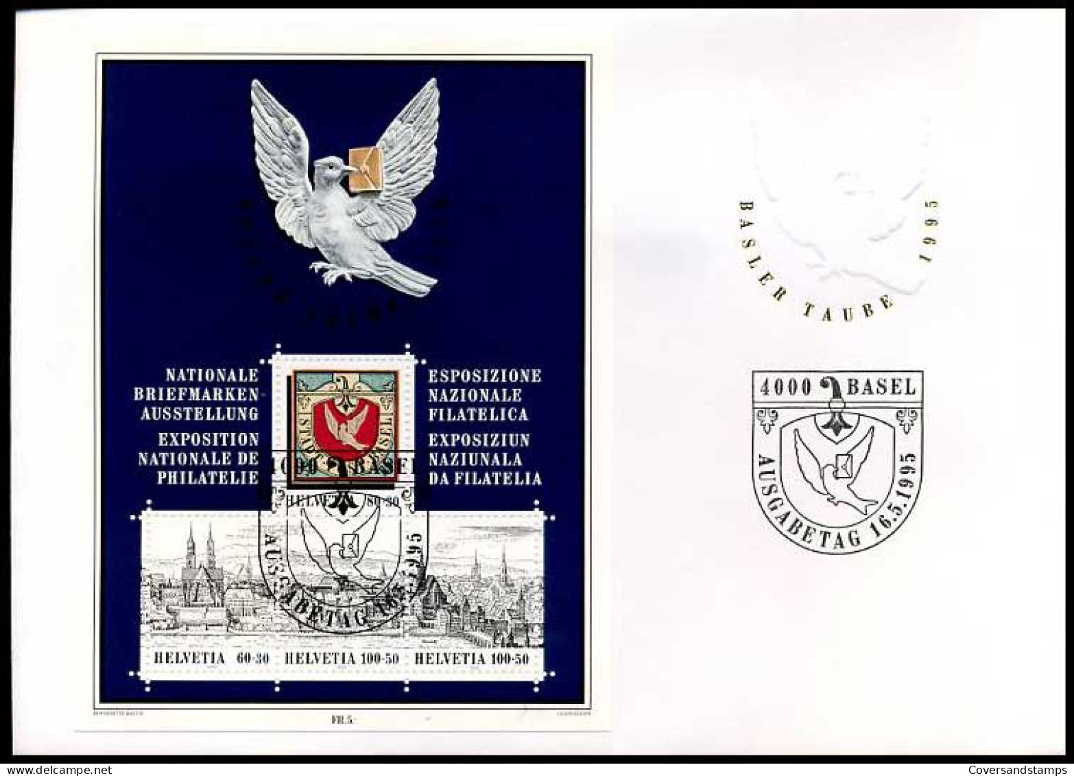 Zwitserland - FDC -  Nationale Briefmarken Ausstellung                - FDC