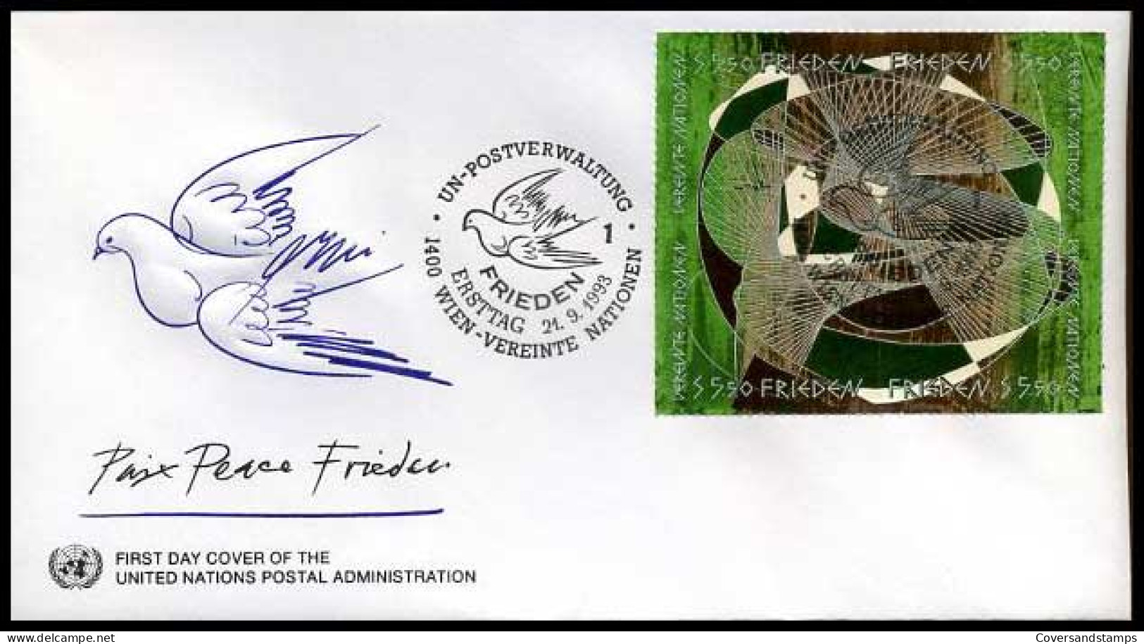 Verenigde Naties - FDC - Vrede                     - Other & Unclassified