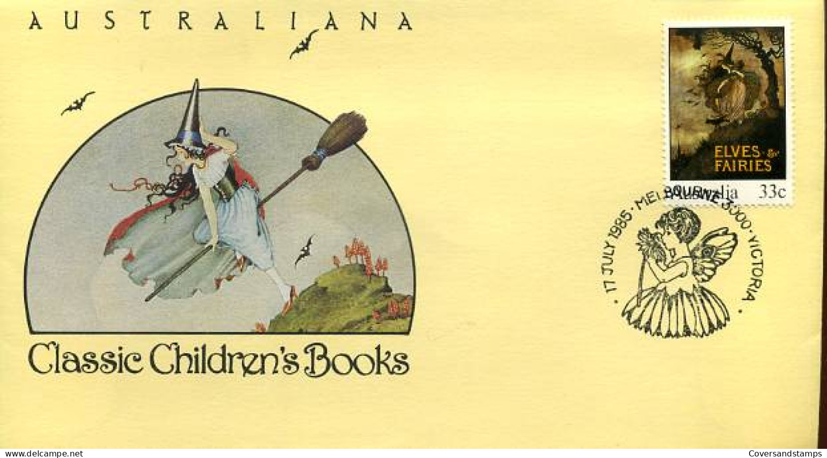 Australië  - FDC - Classic Children's Books                     - Omslagen Van Eerste Dagen (FDC)